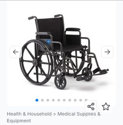 New Medline wheelchair