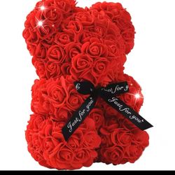 Rose Teddy Bears - Red and Black