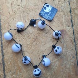 Jack glow bulb necklace