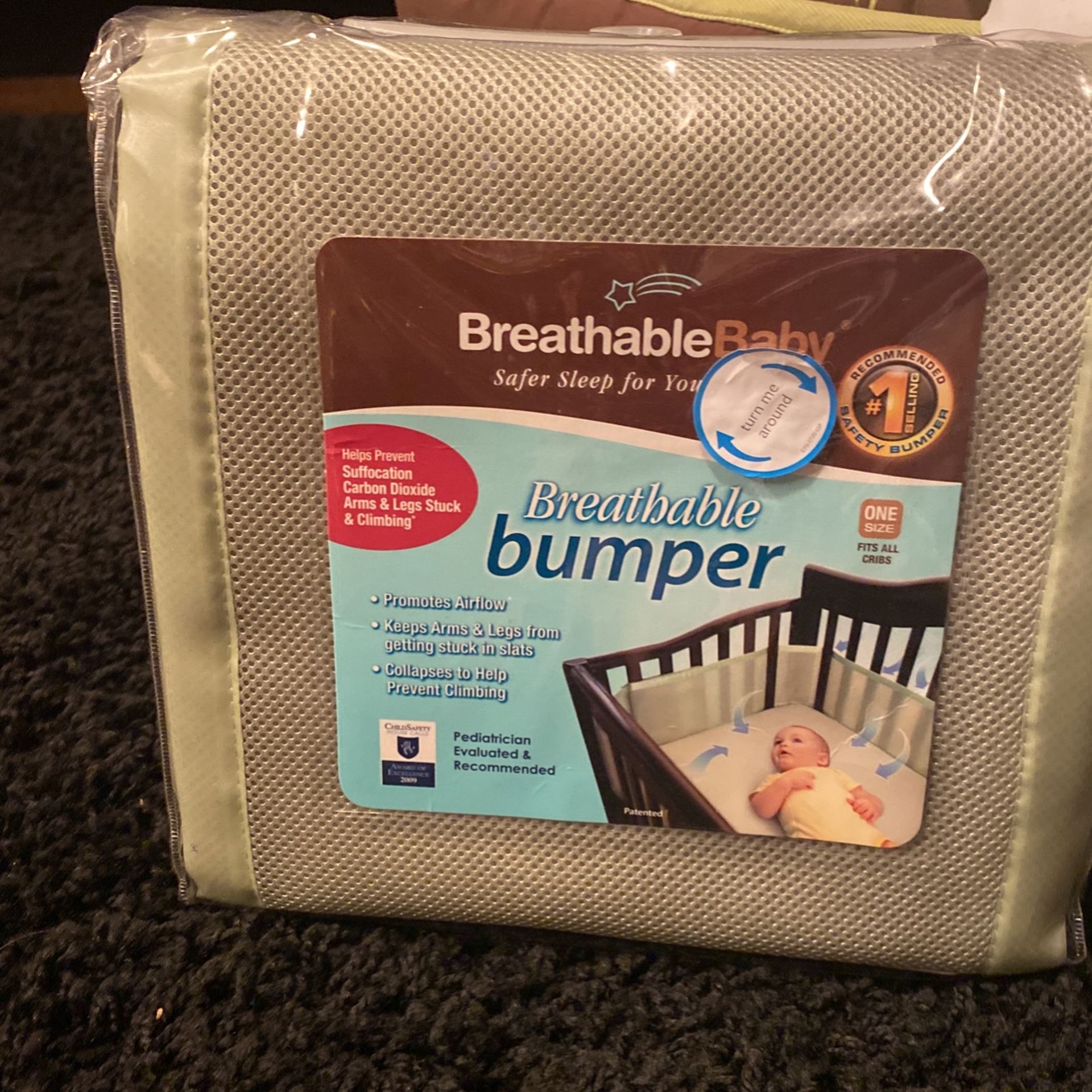 Breathable Bumper Crib Baby