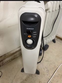 Space heater, oil filled, 1500 W