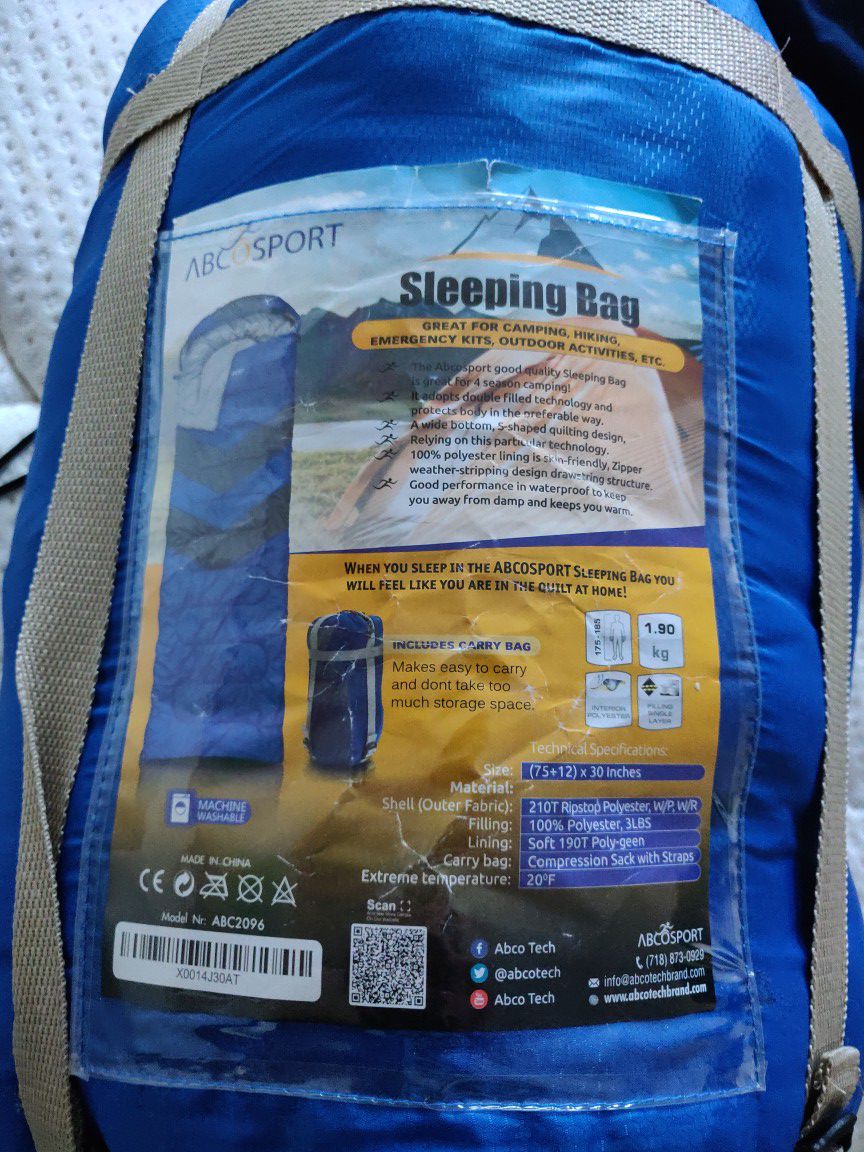 Sleeping bag 20F