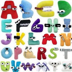 Alphabet  Plushies