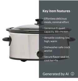6qt slow cooker