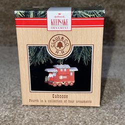 1991 Hallmark Keepsake Ornament Claus & CO R.R. Caboose #4