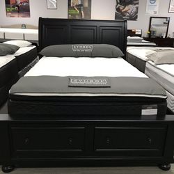 Brand New Platform Beds - Queen - Black- White -