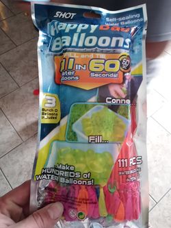 Water balloons