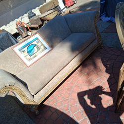 6 Wooden Hand Crafted Chairs For Dinning Room Table & A Matching Sofa Table Imcluded  And Also A China Cabinet And TV Entertainment Center Piece