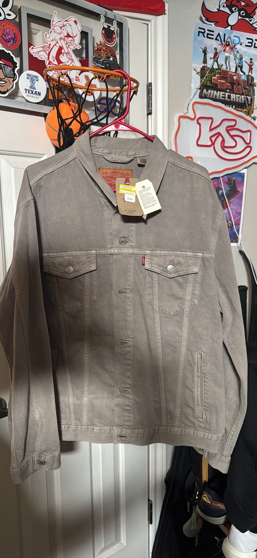 Men’s Denim Levi’s jacke large 