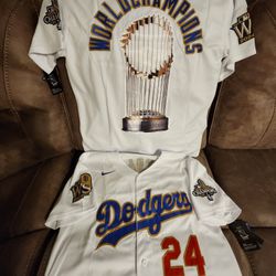 Dodgers World Series Champions Jersey 