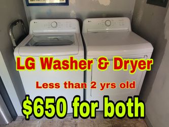 LG Washer + LG Dryer Matching Set