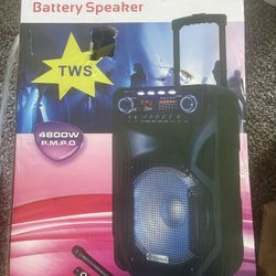 Premium Portable Speaker With Mic