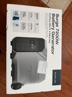 EcoFlow DELTA 3 Ultra Plus Battery Generator