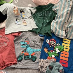 8 Toddler Boy Shirts 2t
