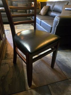 Wood chairs