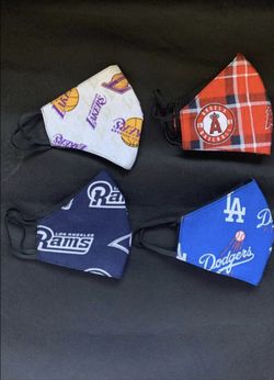 Sports team adult face mask brand new