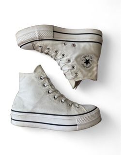 Platform White Converse