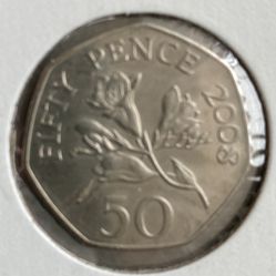 Bailiwick Of Guernsey Fifty Pence 2008