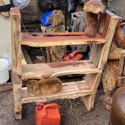 Custom Cedar Shelves 