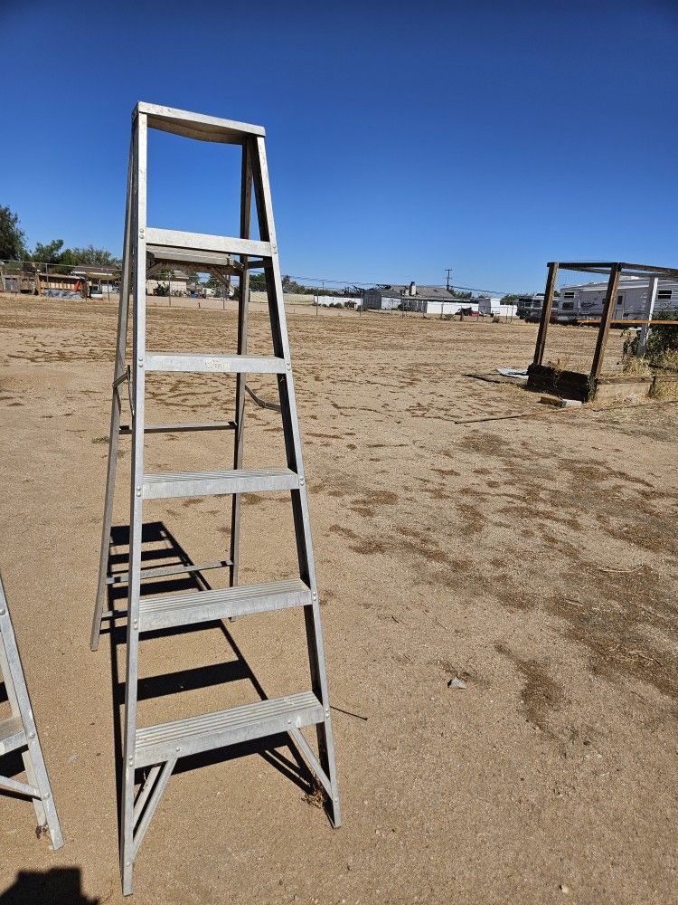 Two 5 Step Ladders 70$ And One 4 Step Ladder 60$