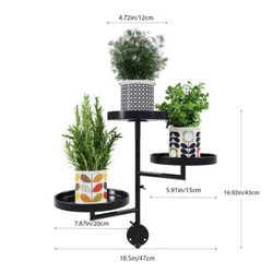 Brand new 3-Tier Black Metal Wall 