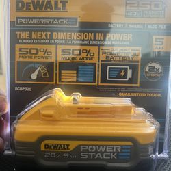DEWALT POWERSTACK 20V Lithium-Ion 5.0Ah Battery Pack