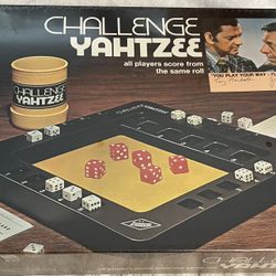 1974 VINTAGE “CHALLENGE YAHTZEE” ODD COUPLE TONY RANDALL JACK KLUGMAN MINT FACTORY SEALED