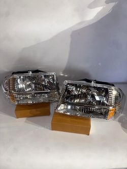 97-04 Dodge Dakota 98-04 Dodge Durango Factory Style Headlights