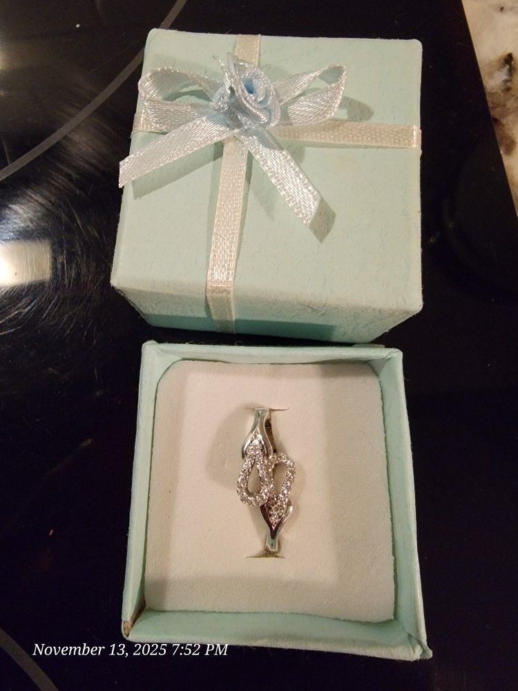 Solid Sterling Silver 925 Cubic Zirconia Earrings