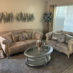 Sofa & Loveseat & Coffee Table. $700