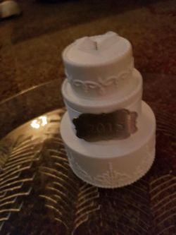 2015 wedding cake ornament
