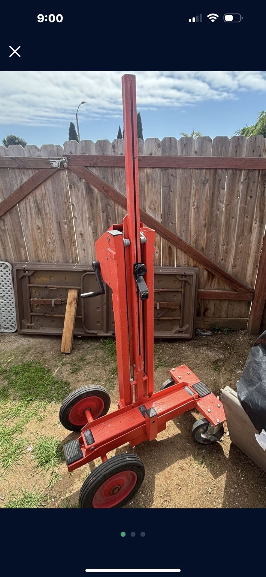 Elevating Hand Cart