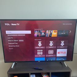 TCL 49” 4K UHD HDR ROKU SMART TV