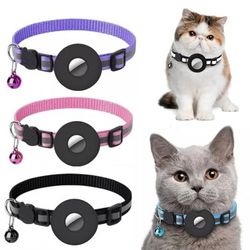 Waterproof Airtag Holder for Cats & Dogs – Protective Nylon Collar Case for AirTag