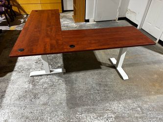 OFFICE/HOME DESK L-SHAPE DESK ADJUSTMENT