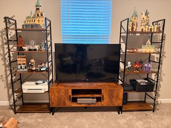 Tv Stand and Bookshelves