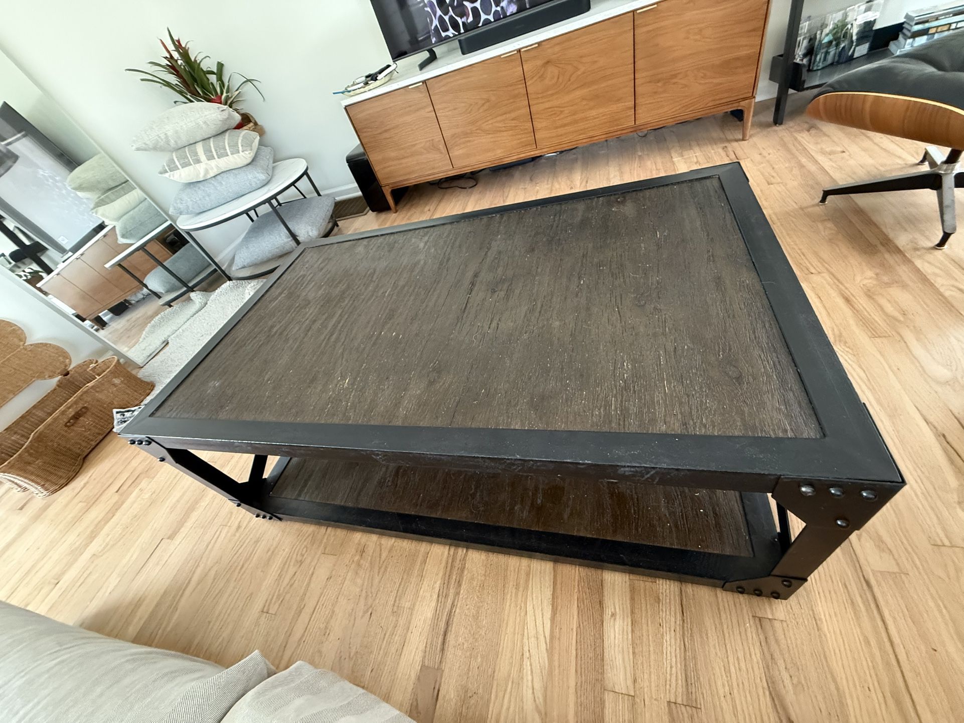 Coffee Table Wood And Metal