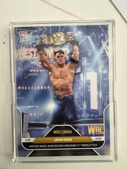 WWE FANS!! John Cena Topps Now 17th Title