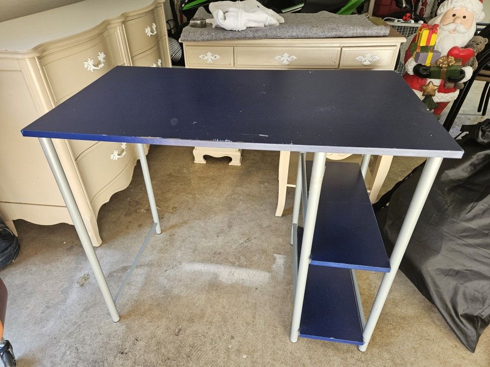 Small Blue Desk