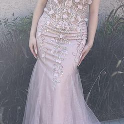 Prom dress-Blush pink