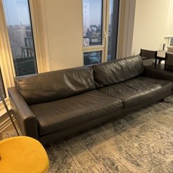 Room & Board Leather Couch