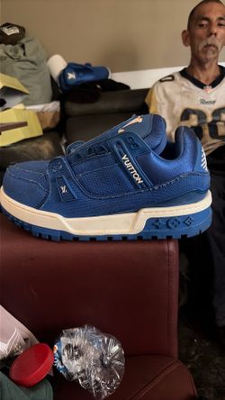 Louis Vuitton blue shoes