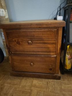 Wooden Nightstand (2 total)
