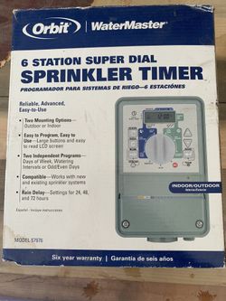 Orbit 6 Station Sprinkler Timer