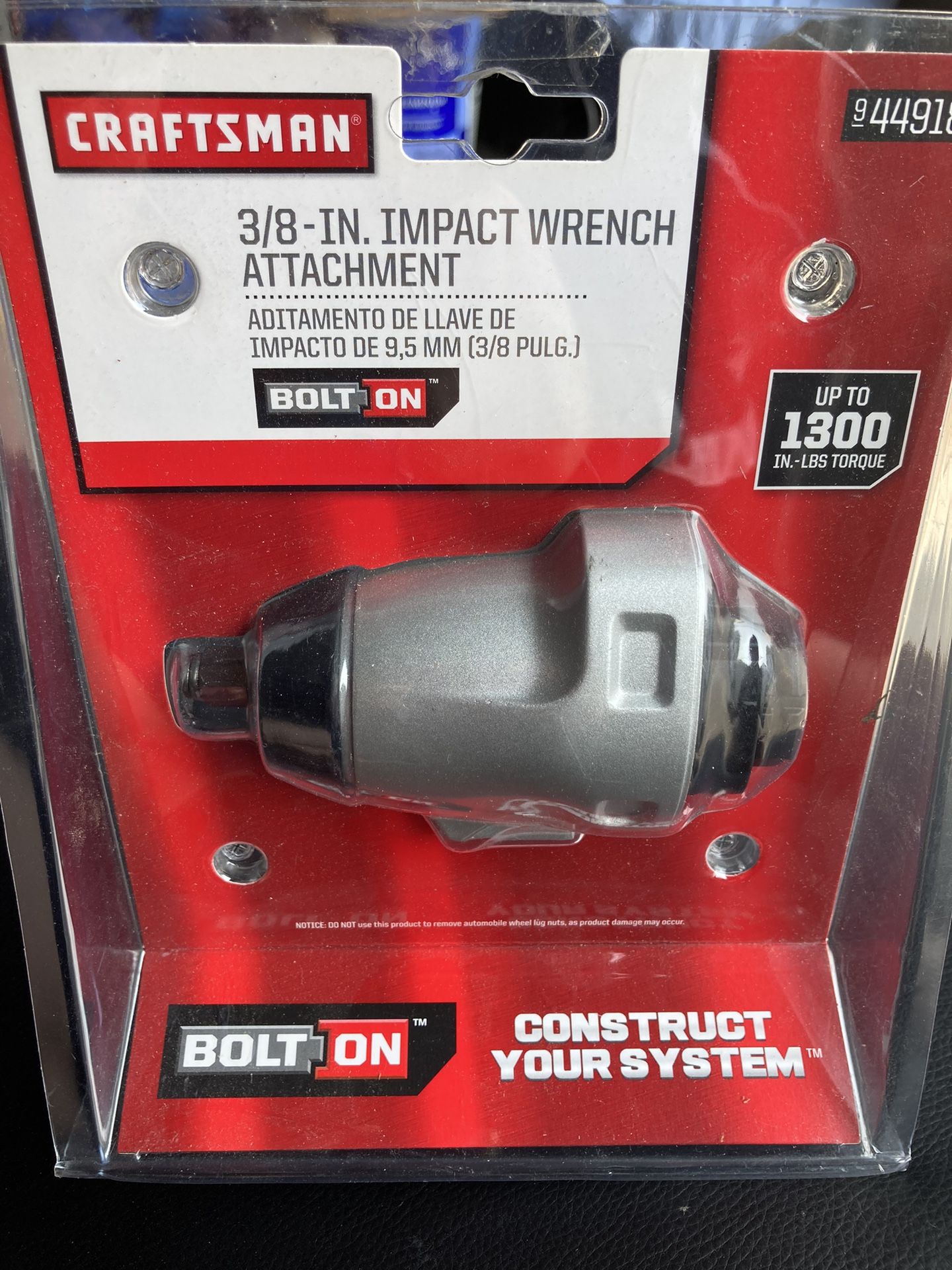 3/8 In Impact Wrench Attachment