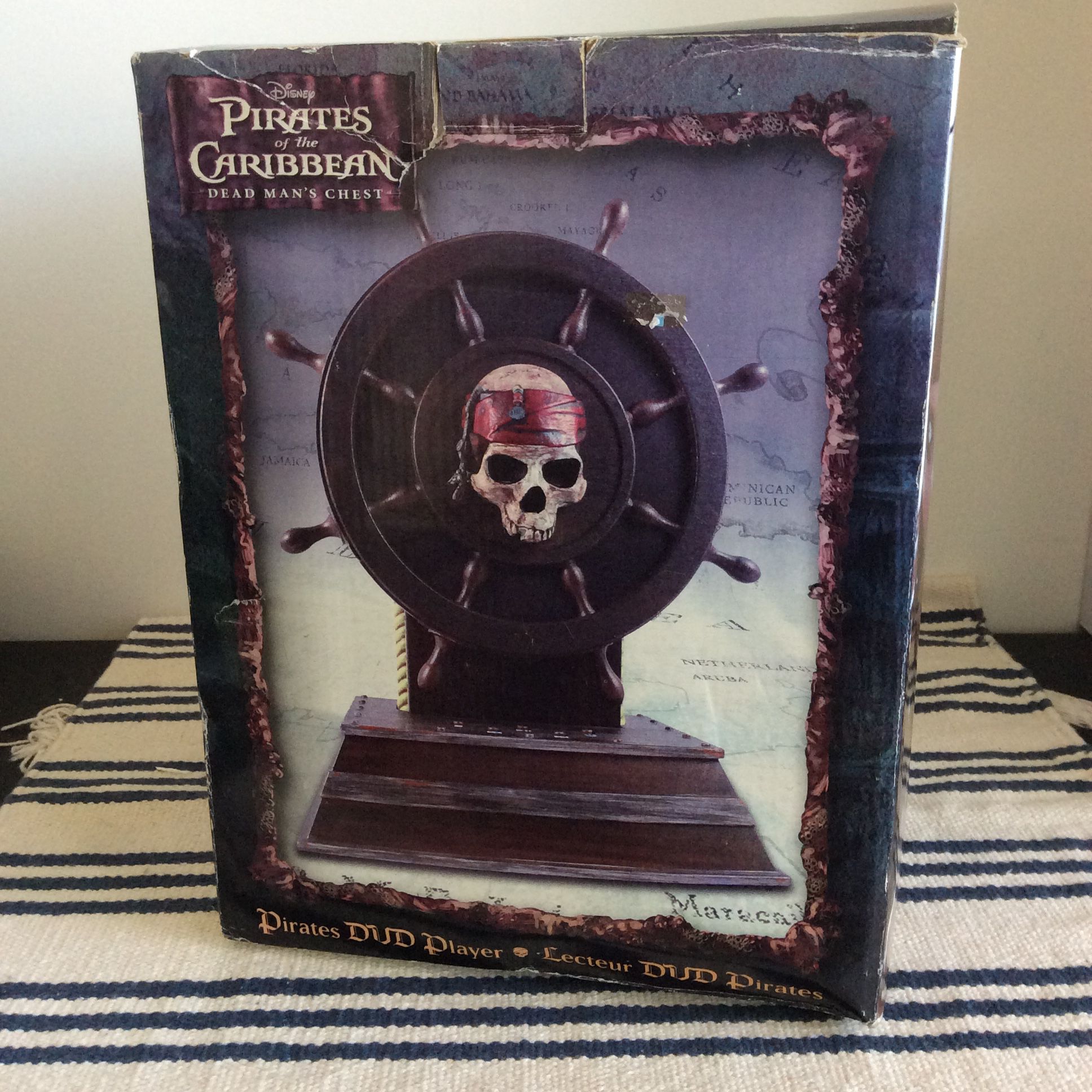 Disney Pirates of the Caribbean DVD Player CD Audio -OPEN BOX TESTED MODEL PC700