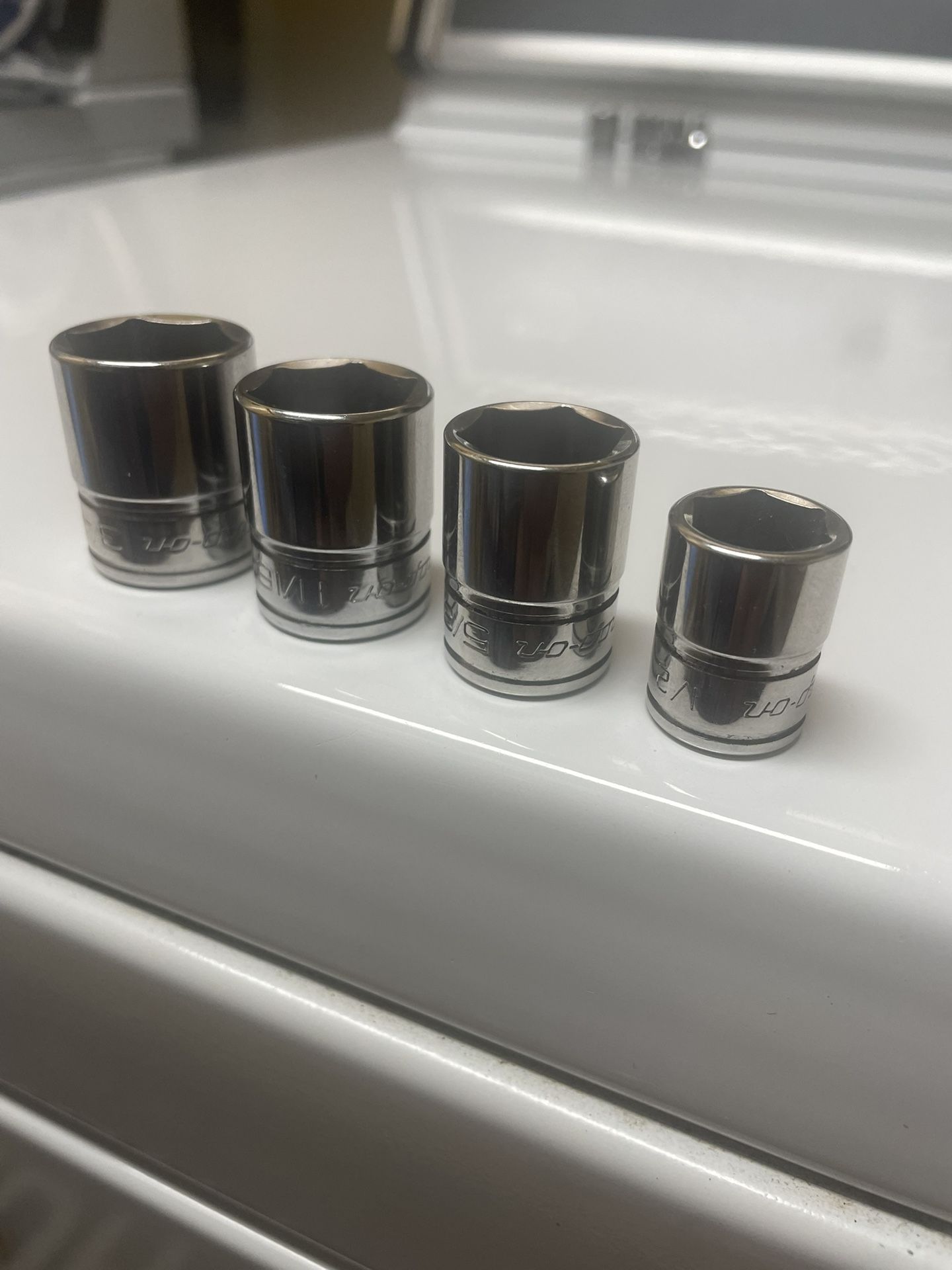 Snap-On 3/8 Dr. SAE Sockets Set Of 4