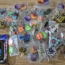 POKÉMON TCG MARKERS, DICE BUNDLE (SEE OTHER POSTS)
