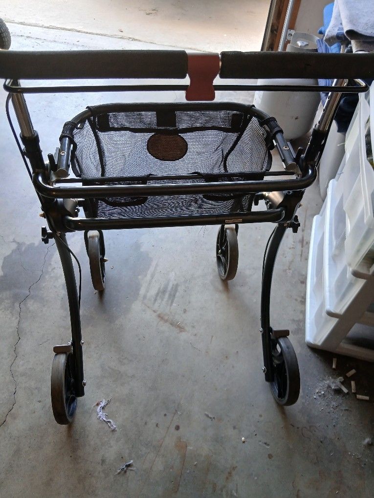 CAREX WALKER ROLLING CART WITH BASKET 