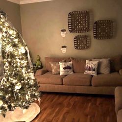 Oversized Living Room Set ( Couch, Loveseat, Chair with Ottoman) 